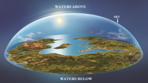 The earth and skies according to Genesis 1